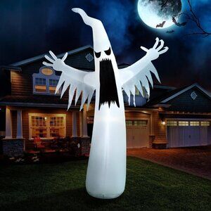 Joiedomi 12 FT Halloween Inflatables Outdoor Decorations with LEDs for Outside